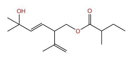 (E)-5-Hydroxy-2-isopropenyl-5-methyl-3-hexenyl 2-methylbutyrate